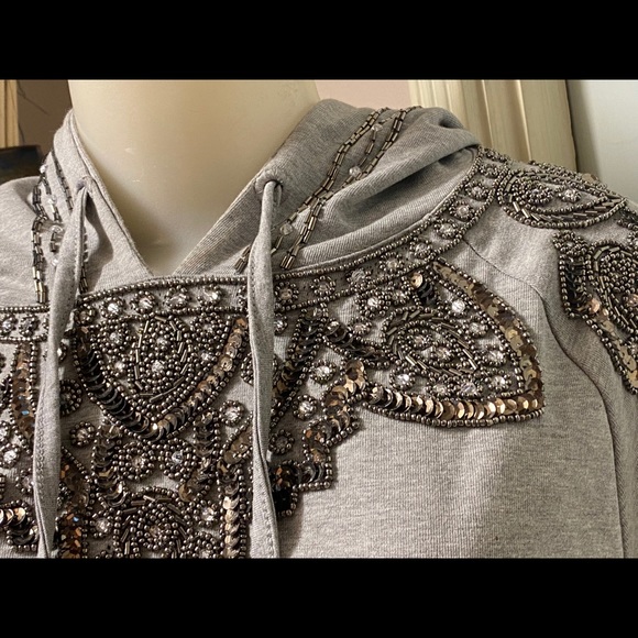 Love Sam Beaded hooded sweater NWT - Picture 5 of 11